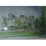 PETER GERAGHTY (British 1927-2018) "Dene Park Northants", watercolour, titled lower left,