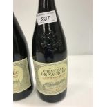 Two bottles Chateau de Vaudieu Chateauneuf du Pape 2012 (please note change in estimate)