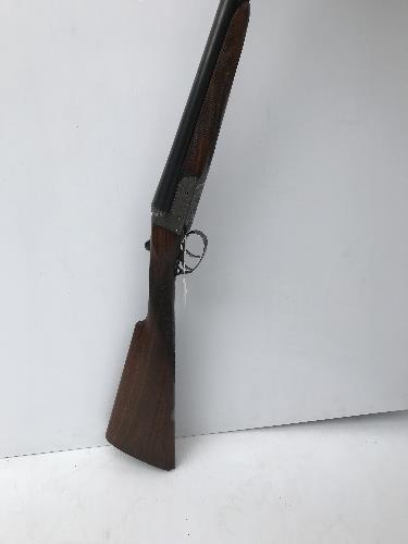 A Webley & Scott Ltd 12 bore shotgun double barrel side-by-side box lock ejector 28" barrel (number