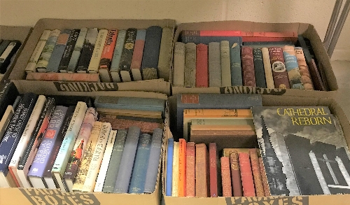 19 boxes of assorted books to include novels, - Image 5 of 8