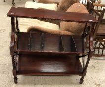 A modern mahogany book table by Aspen Lander of London,