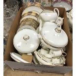 A Wedgwood "Cavendish" part dinner service including tureens, sauce boat, teapot, dinner plates,