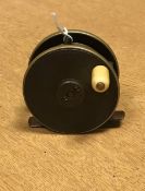 A Hardy 2¾" fly reel half ebonite 6.