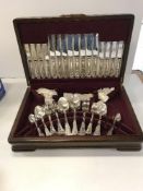 A cased set of six silver coffee spoons,