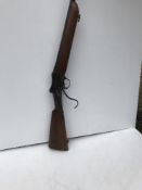 A W W Greener 12 bore shotgun single barrel Martini Henry action imported by Witt & Busch Ltd Lagos