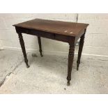 A 19th Century mahogany writing table in the manner of Gillows,