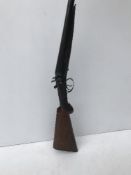 A Midland Gun Co of Birmingham 12 bore shotgun double barrel side-by-side hammer action non-ejector