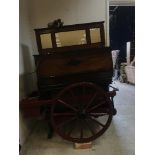 A late 19th Century Pesaresi Son & Spinelli street barrel organ with ten tunes (English tunes) on