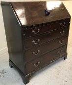 A 19th Century mahogany bureau,