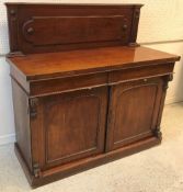 A Victorian mahogany chiffonier,