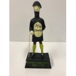 A modern painted cast iron advertising figure inscribed "Guiness Good for Him Good for You since