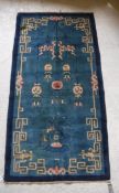 A circa 1920's Chinese carpet,