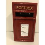 A modern red post box, 43.