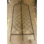 A two leaf folding garden trellis,