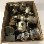 A collection of various Miller, Lucas and Calcia Club lamps,