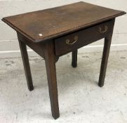 An oak hanging corner cupboard,