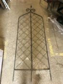 A two leaf folding garden trellis,