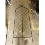 A two leaf folding garden trellis,