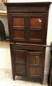 A 19th Century Anglo-Indian rosewood and carved secretaire abattant in the 17th Century taste with