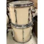 A mid 20th Century Pearl/Remo four piece drum kit CONDITION REPORTS The Remo