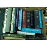 Eight boxes of various books,