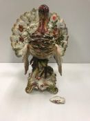 A 19th century french pottery turkey fig