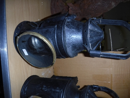 Two vintage style railway signal lamps, - Image 3 of 7