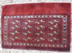 A Bokhara Juval rug with all over stylis