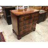 A mahogany TV cabinet as a Georgian bach