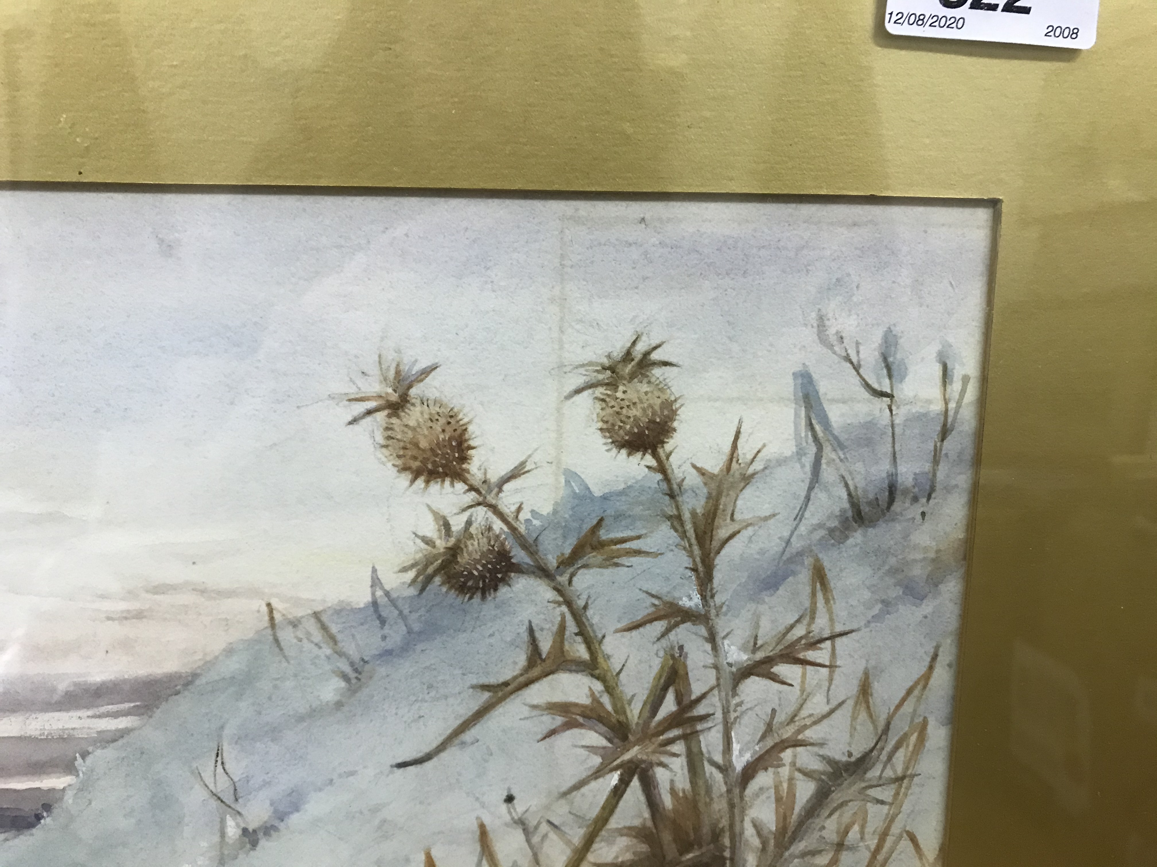 J HAMMOND HARWOOD "English Grey Legged Partridge in Snow", watercolour heightened with white, - Image 6 of 18
