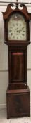 A 19th Century mahogany long case clock,