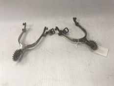 A pair of plated South American spurs st