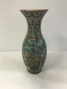 A 19th Century Chinese cloisonné vase wi