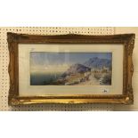 C.L. ? "Mediterranean Coastal Scene with