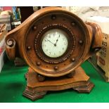 An early 20th Century JW Benson London mantel clock,
