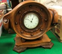 An early 20th Century JW Benson London mantel clock,