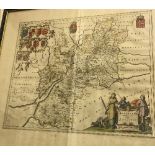 AFTER JOHANNES BLAEU "Glocestriae Dvcatvs Volgo Glocestershire",