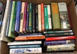 Two boxes of various books,