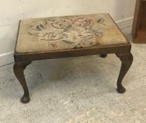 An early 20th Century painted canvas covered "Atlas" dome top trunk,