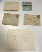 Four letters addressed to Woodward Esq,