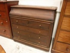 A 19th Century French mahogany washstand commode,