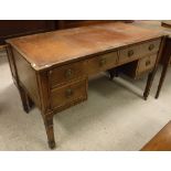An early 20th Century mahogany desk,