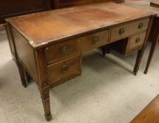 An early 20th Century mahogany desk,