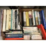 A box of various books on the subject of London, Antiques,