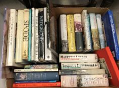 A box of various books on the subject of London, Antiques,