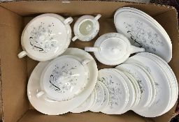 A Wedgwood "Platinum" part dinner service (mainly seconds)