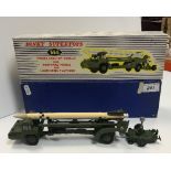 A Dinky Super Toys missile erector vehicle with corporal missile and launching platform (666),
