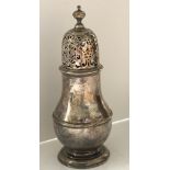 A George I silver sugar caster,