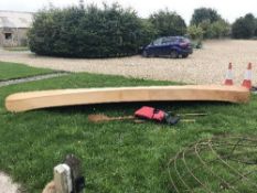 A wooden kayak named "Galadriel",