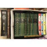Two boxes of various books including various Folio Society volumes, childrens' books,